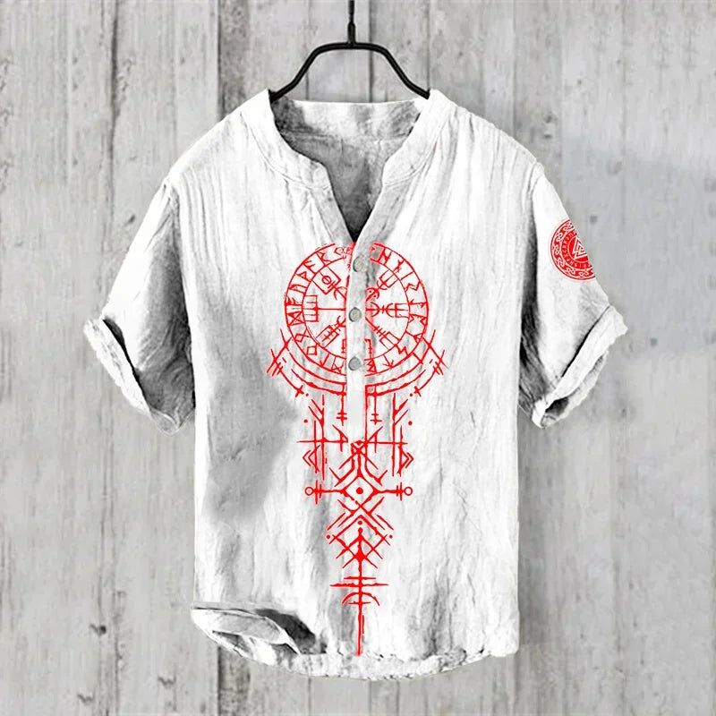 Men's tops 100% linen Shirts