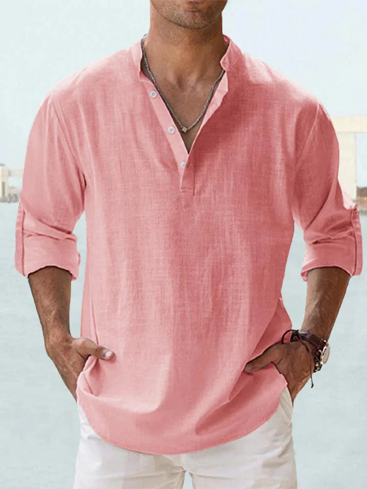 Men's Cotton Linen Shirt