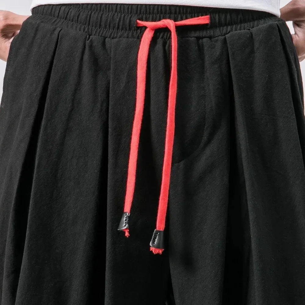 Men's Pants Loose  Jogger Casual Trousers