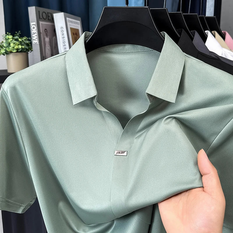 Men Short Sleeve Polo Shirt